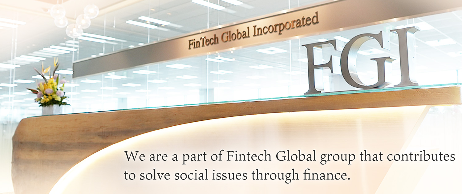 We are the FGI Group that contributes to solve social issues through finance.